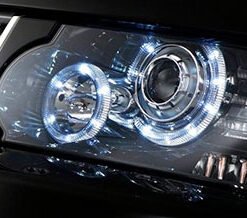 Adaptive Xenon headlights with
  LED signature