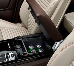 Front centre
  console refrigerator compartment