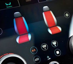 Heated front seats