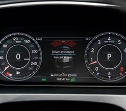 Interactive Driver Display
  (TFT cluster)