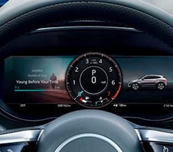 Interactive Driver Display
  (TFT cluster)