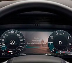 Interactive Driver
  Display (TFT cluster)